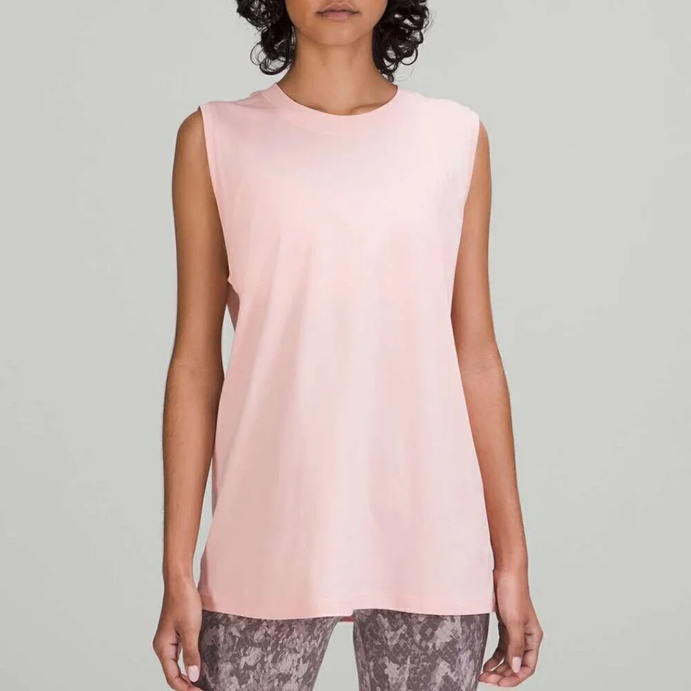 Lululemon All Yours Tank Top - 8 Dew Pink